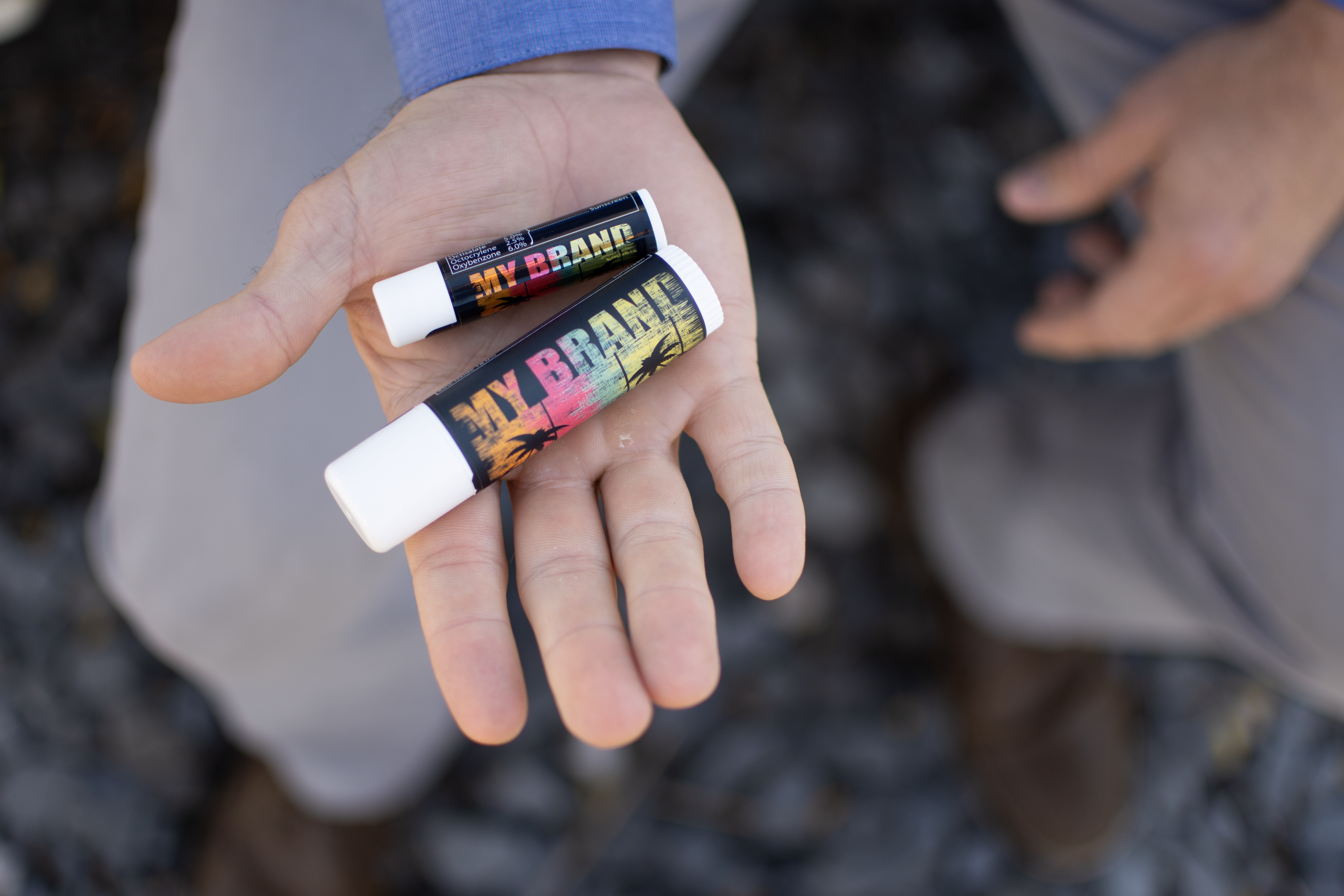 lip balm sunscreen size comparison