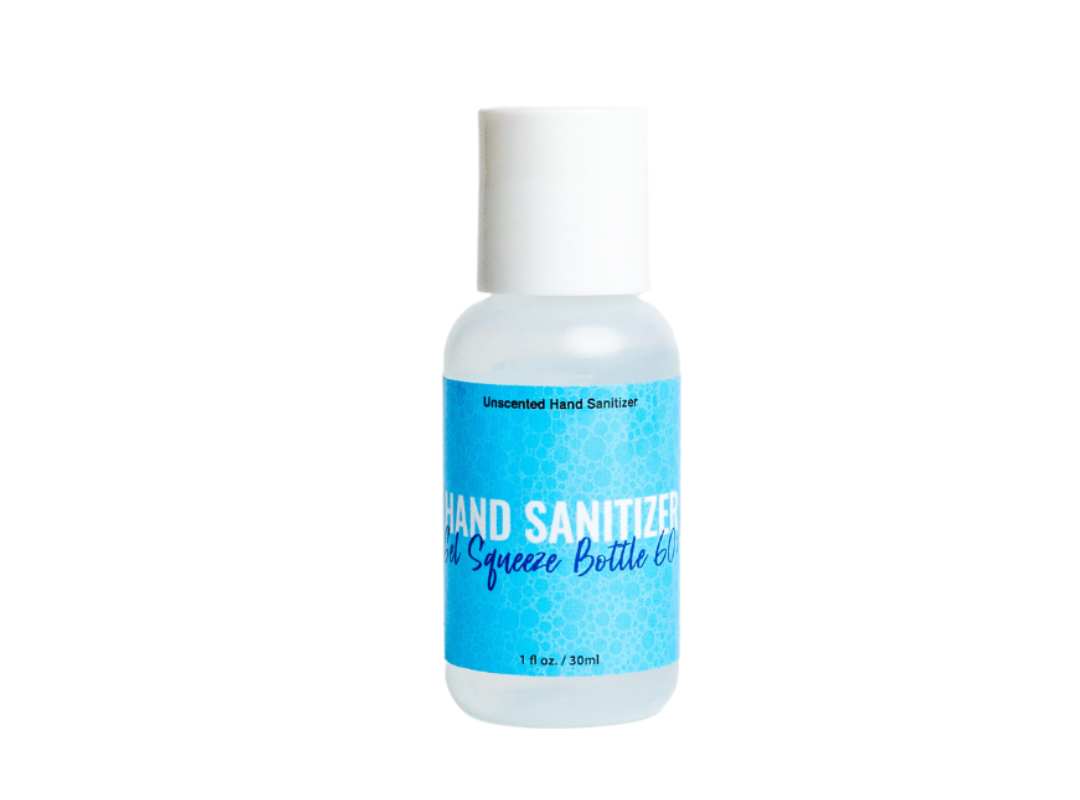 60% Hand Sanitizer Gel Bottle 1 fl oz