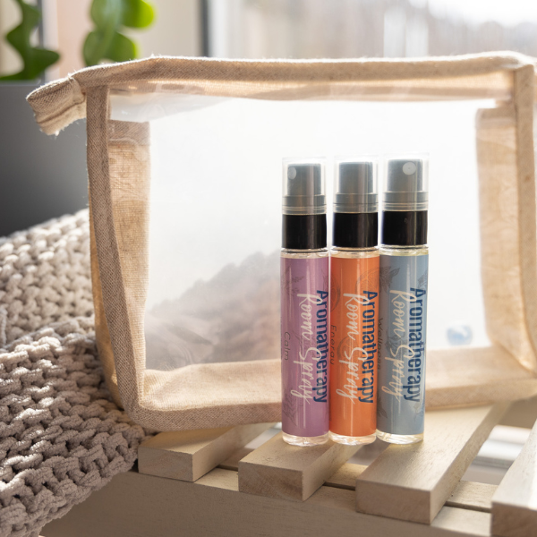 aromatherapy room spray trio with hemp bag lifestyle_600x600