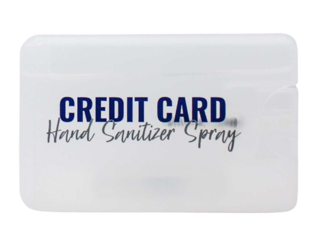 credit card hand sanitizer no background