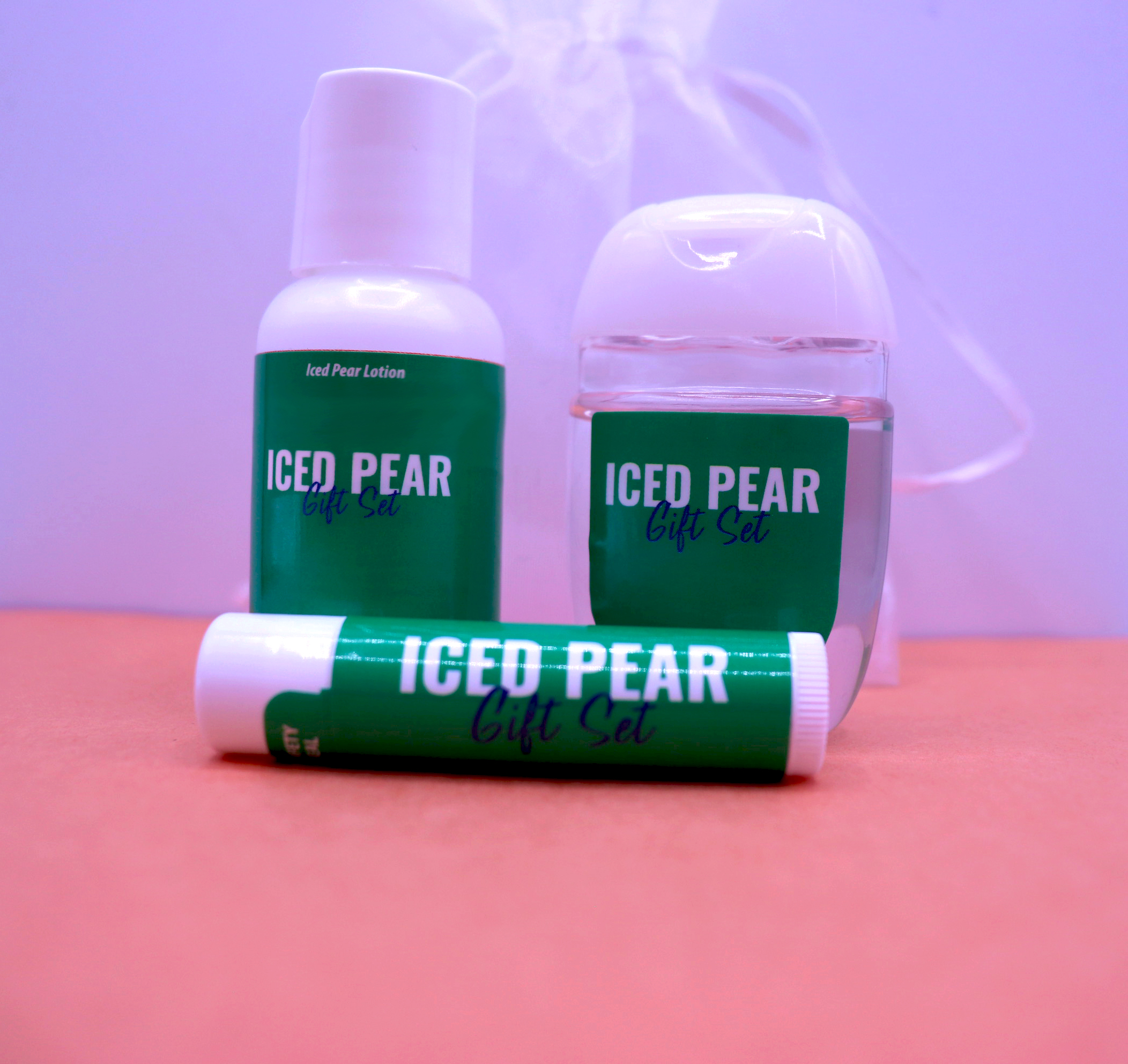 Iced Pear Pocket Bottle Gift Set