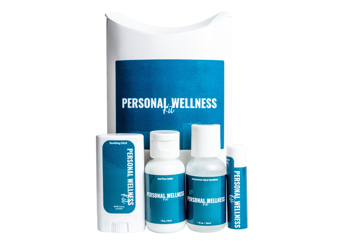 personal wellness kit no background