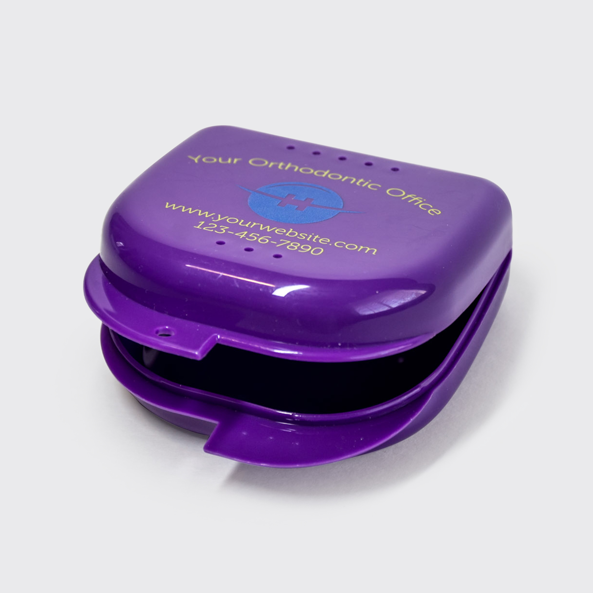 retainer case   purple 10