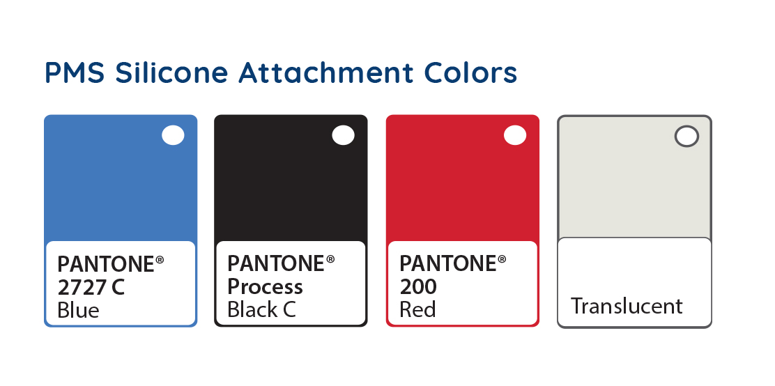 silicone attachment colors